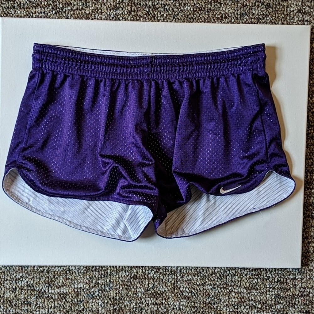Purple Nike Dri-FIT shorts